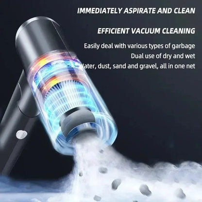 Portable Wireless Car Vacuum Cleaner - 120W High Power