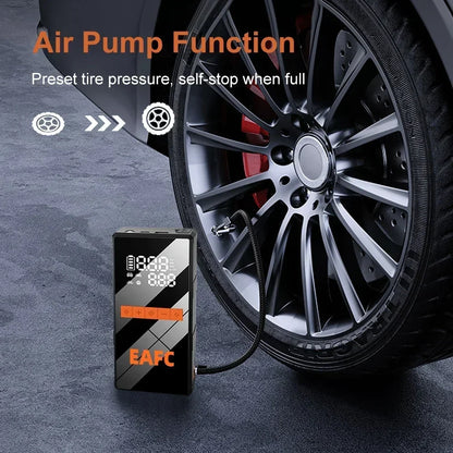 Portable Car Jump Starter With Air Compressor