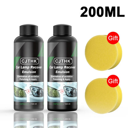 Car Headlight Restoration: Cleaning Emulsion for Polishing + FREE Sandpaper