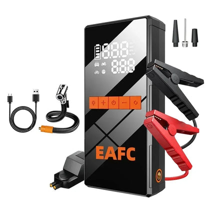 Portable Car Jump Starter With Air Compressor