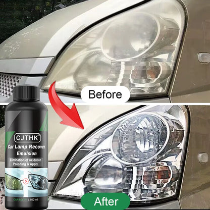 Car Headlight Restoration: Cleaning Emulsion for Polishing + FREE Sandpaper