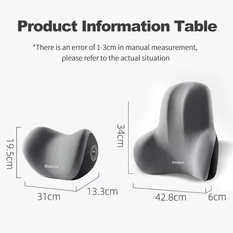 Car Cushion - Neck and Back Protection and Support with Breathable Memory Foam - Universal